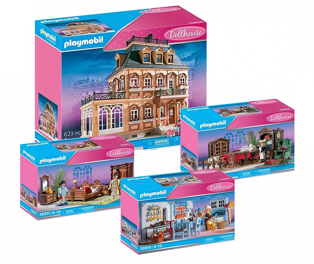 PLAYMOBIL® Modernes Wohnhaus Komplettset: 9266 9268 9269 9271 70988 70989  neu