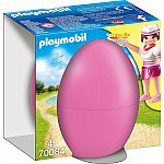 PLAYMOBIL® 2019 Osterei 70084 Kellnerin mit Diner-Theke