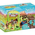 PLAYMOBIL® Spirit 70120 Pferdebox 'Snips & Herr Karotte'