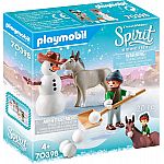 PLAYMOBIL® Spirit 70398 Schneespaß mit Snips & Herrn Karotte