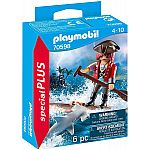 PLAYMOBIL® Special Plus 70598 Pirat mit Floß und Hammerhai