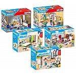 PLAYMOBIL® 5-teiliges Möbelset für das 9266 Neue Wohnhaus