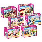 PLAYMOBIL® für das 70205 Dollhouse 6-teiliges Möbelset 70206 70207 70208 70209 70210 70211 